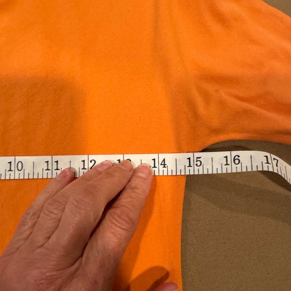 MaxMara Orange Off Shoulder Top - Size Large - Picture 7 of 8